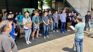 萱野代表も登場！？お肉と笑顔の田富工場BBQ