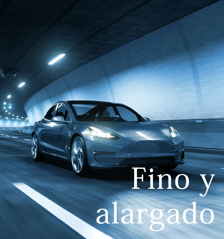 Delgados y largos